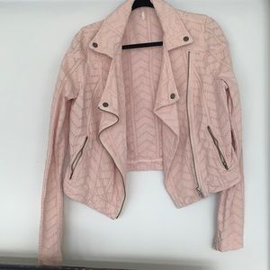 Free People- Distressed Moto Jacket